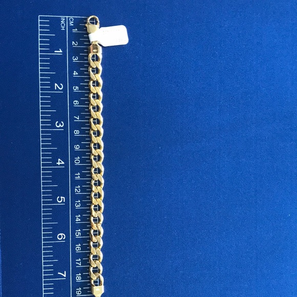 Silver bracelet dipped in gold brand new with tag